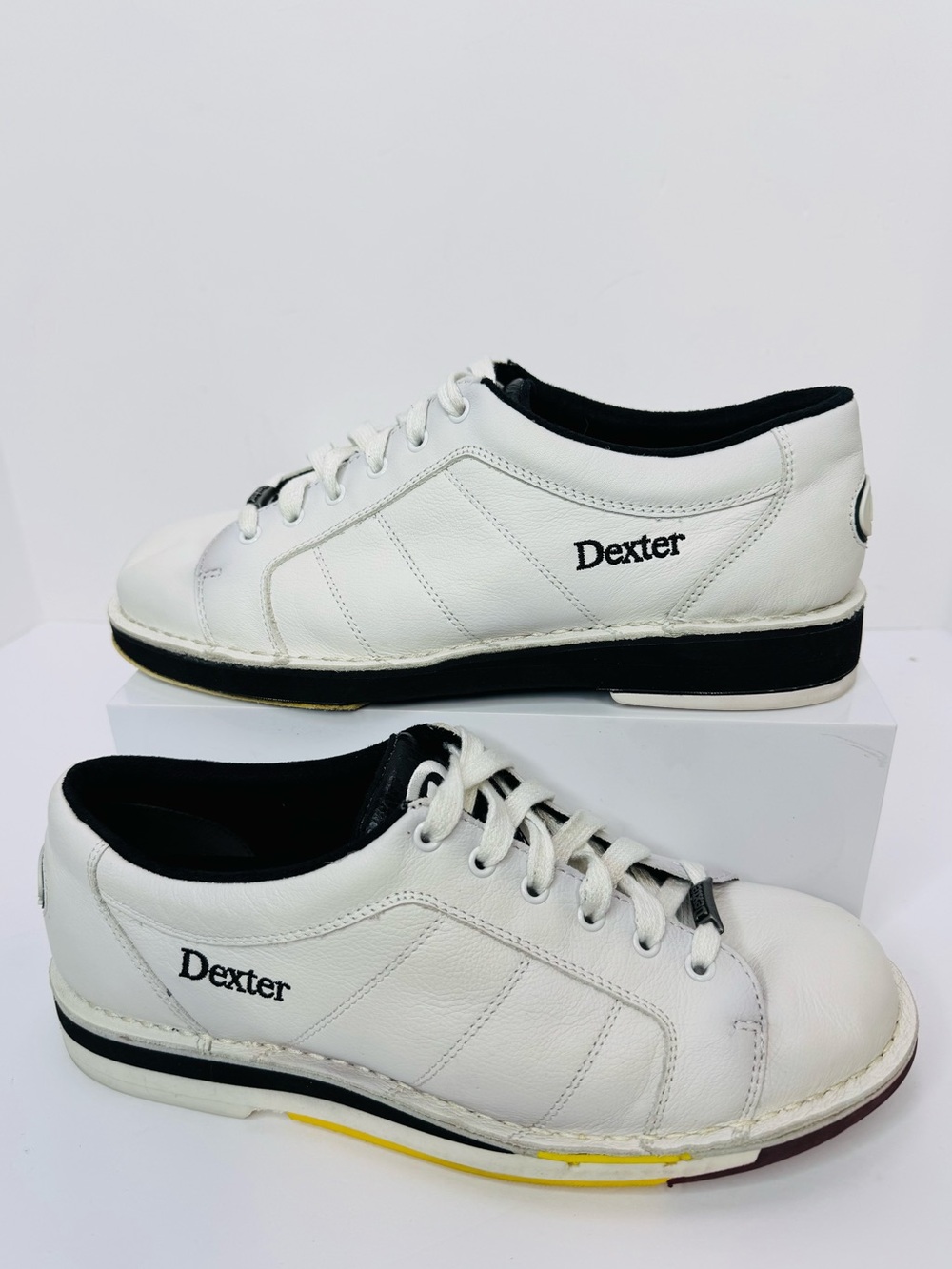Dexter SST5 Bowling Shoes Men Size 9 M White Leather